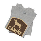 Canine Club Unisex Tee, Dog Lover Shirt, Birthday Gift, Pet Parent Apparel, Casual Wear, Animal Rescue Fundraiser