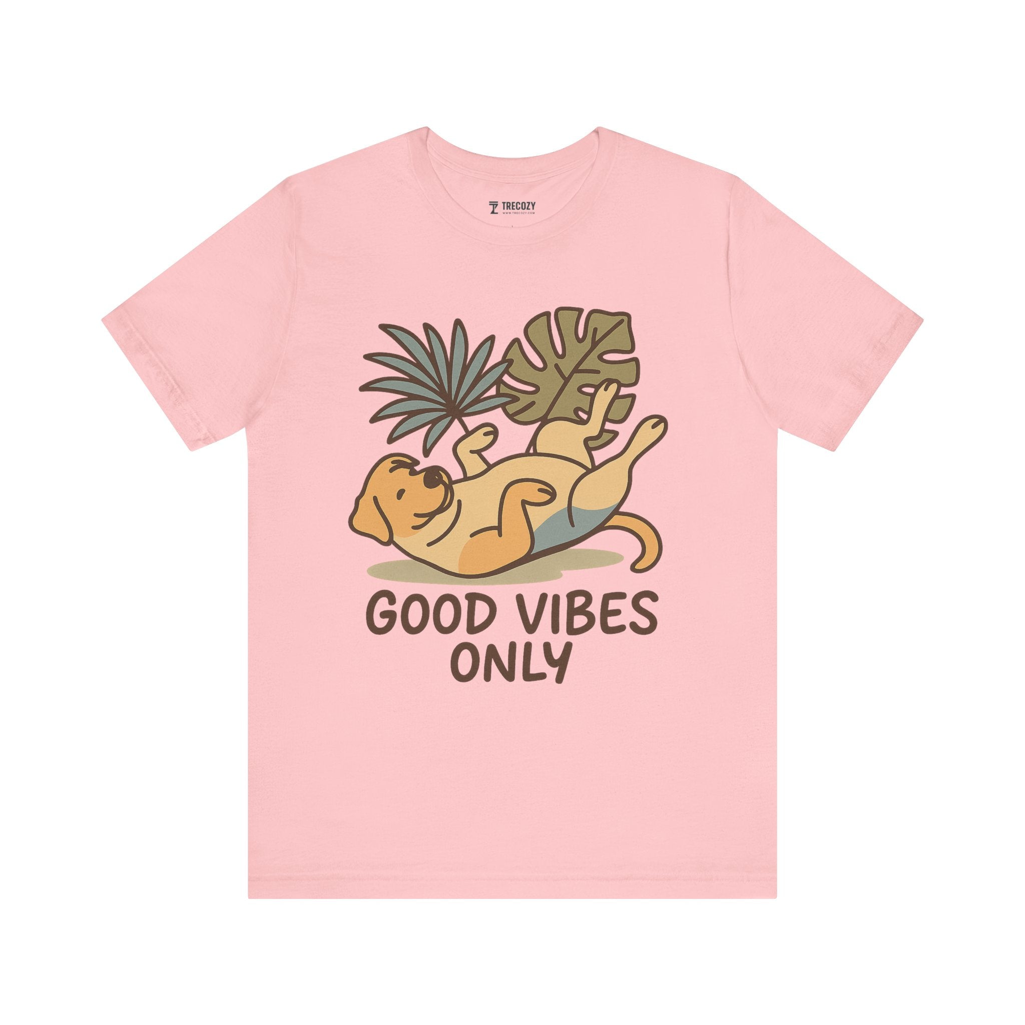 Good Vibes Only Dog Tee, Cozy TShirt, Gift for Pet Owners, Trending Cute Animal Top, Cute Dog Tshirt