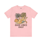 Good Vibes Only Dog Tee, Cozy TShirt, Gift for Pet Owners, Trending Cute Animal Top, Cute Dog Tshirt