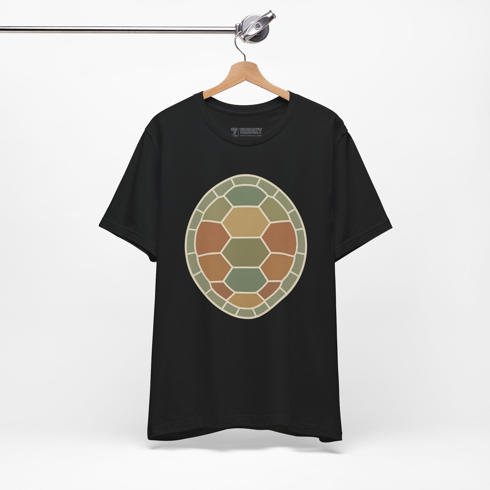Geometric Turtle Shell Tee, Cozy Shirt, Gift for Pet Owners, Trending Cute Animal Top, Cute Reptile  Tshirt