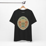Geometric Turtle Shell Tee, Cozy Shirt, Gift for Pet Owners, Trending Cute Animal Top, Cute Reptile  Tshirt