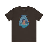 Cute Capybara Ramen Shirt, Funny Animal Lover Tee, Cozy Gift for Foodie Fans, Trending Noodle Slurping Capybara Top, Kawaii Ramen Graphic Tee