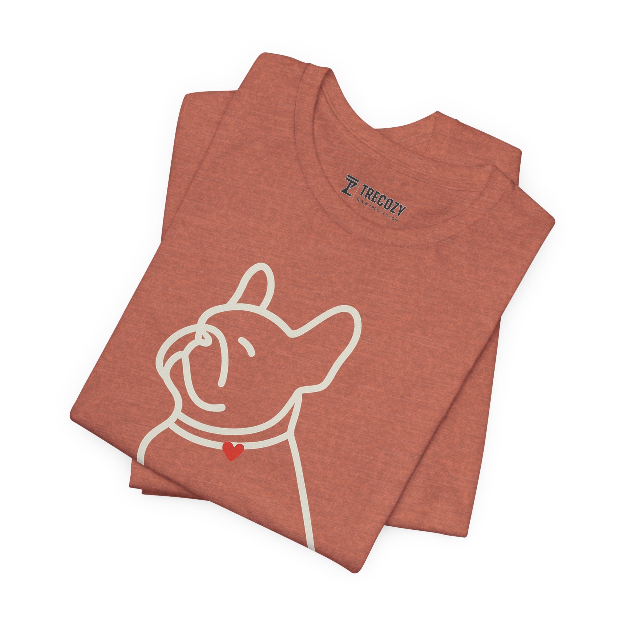 French Bulldog Dog Tee, Cozy TShirt, Gift for Pet Owners, Trending Cute Animal Top, Cute Dog Tshirt