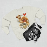 Unleash Happiness Dog Sweatshirt, Funny Pet Lover Gift, Cute Unisex Crewneck, Animal Lover Apparel, Cozy Gift for Dog Owners