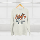 Autumn Run Fox Unisex Crewneck Sweatshirt | Cozy Fall Fashion, Gift for Nature Lovers, Perfect for Outdoors & Running, Seasonal Apparel