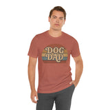 Dog Dad Retro Tee | Unisex Short Sleeve T-Shirt, Gift for Dog Lovers, Pet Dad Shirt, Casual Wear, Birthday Gift