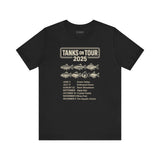 Tanks on Tour Tee, Cozy Shirt, Gift for Pet Owners, Trending Cute Animal Top, Funny Fish Tshirt