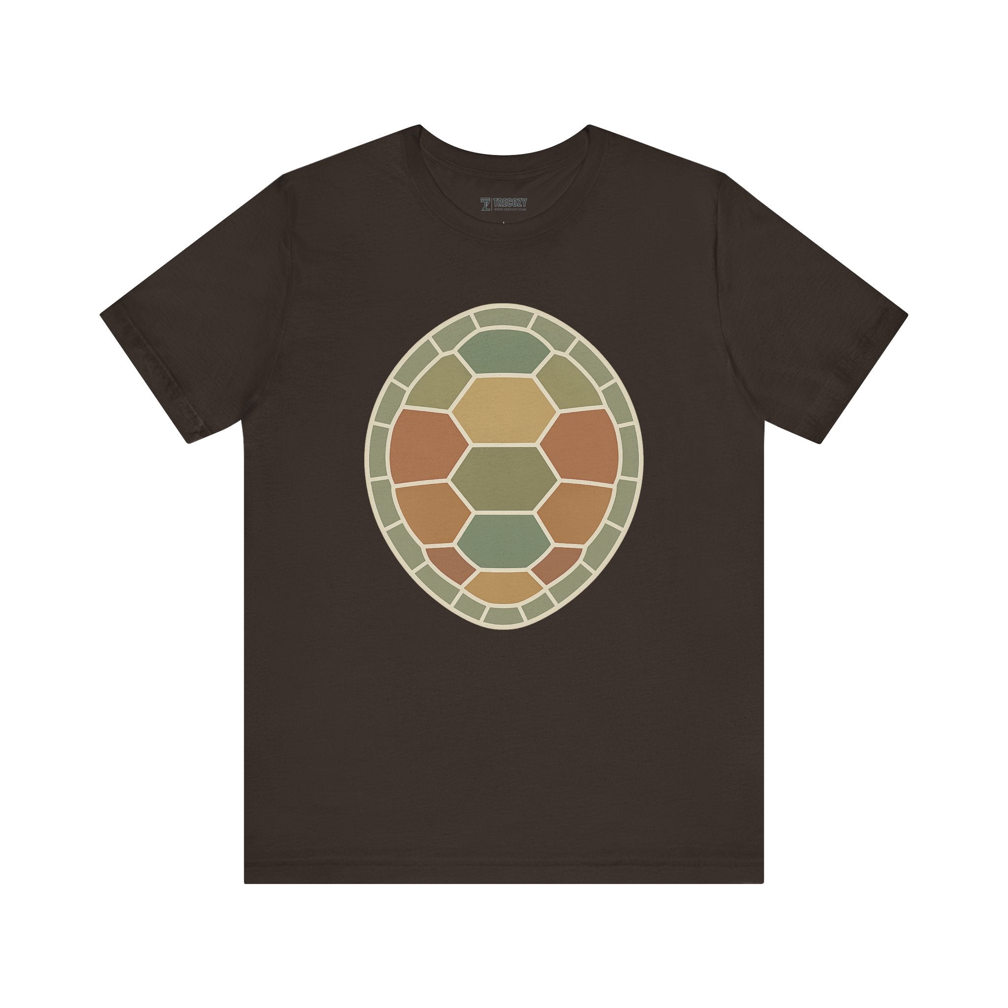 Geometric Turtle Shell Tee, Cozy Shirt, Gift for Pet Owners, Trending Cute Animal Top, Cute Reptile  Tshirt
