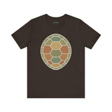 Geometric Turtle Shell Tee, Cozy Shirt, Gift for Pet Owners, Trending Cute Animal Top, Cute Reptile  Tshirt