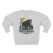 Northwoods Sweatshirt - Unisex Cozy Crewneck, Fall Fashion, Halloween Gift, Nature Lover Apparel, Casual Style