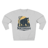 Northwoods Sweatshirt - Unisex Cozy Crewneck, Fall Fashion, Halloween Gift, Nature Lover Apparel, Casual Style
