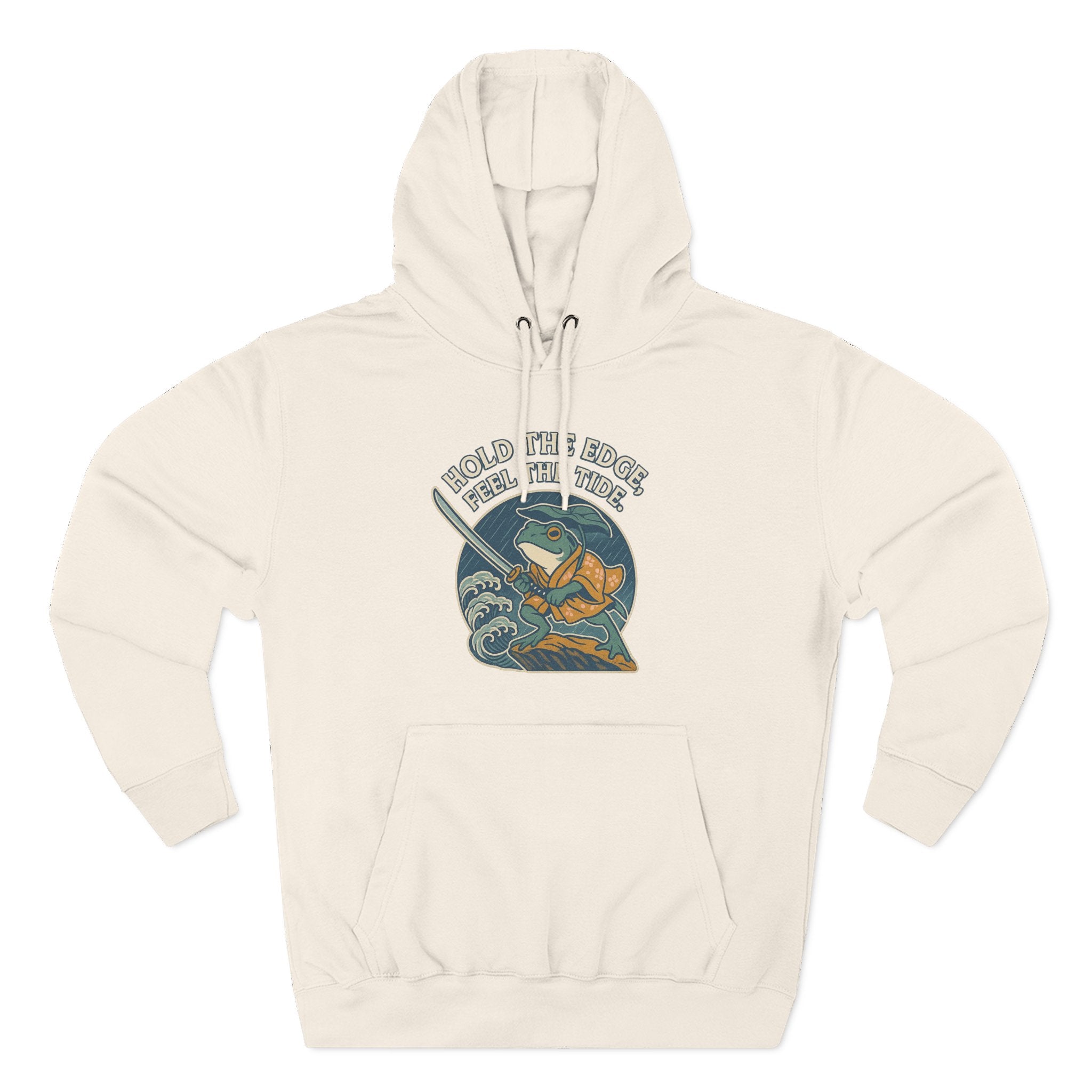 Adventure-Ready Fleece Hoodie | 'Hold the Line' Graphic | Perfect for Outdoor Enthusiasts, Gift for Dad, Casual Wear, Winter Inspired