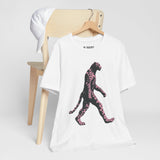 Pink Panthera Walk – Bold Leopard-Inspired T-Shirt, Fierce Urban Jungle Graphic Tee, Bold Animal Print Shirt