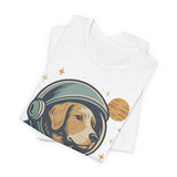 Astronaut Dog Unisex Tee | Cute Pet Lover Shirt, Dog Lover Gift, Space Themed Tee, Fun Casual Wear, Everyday Style