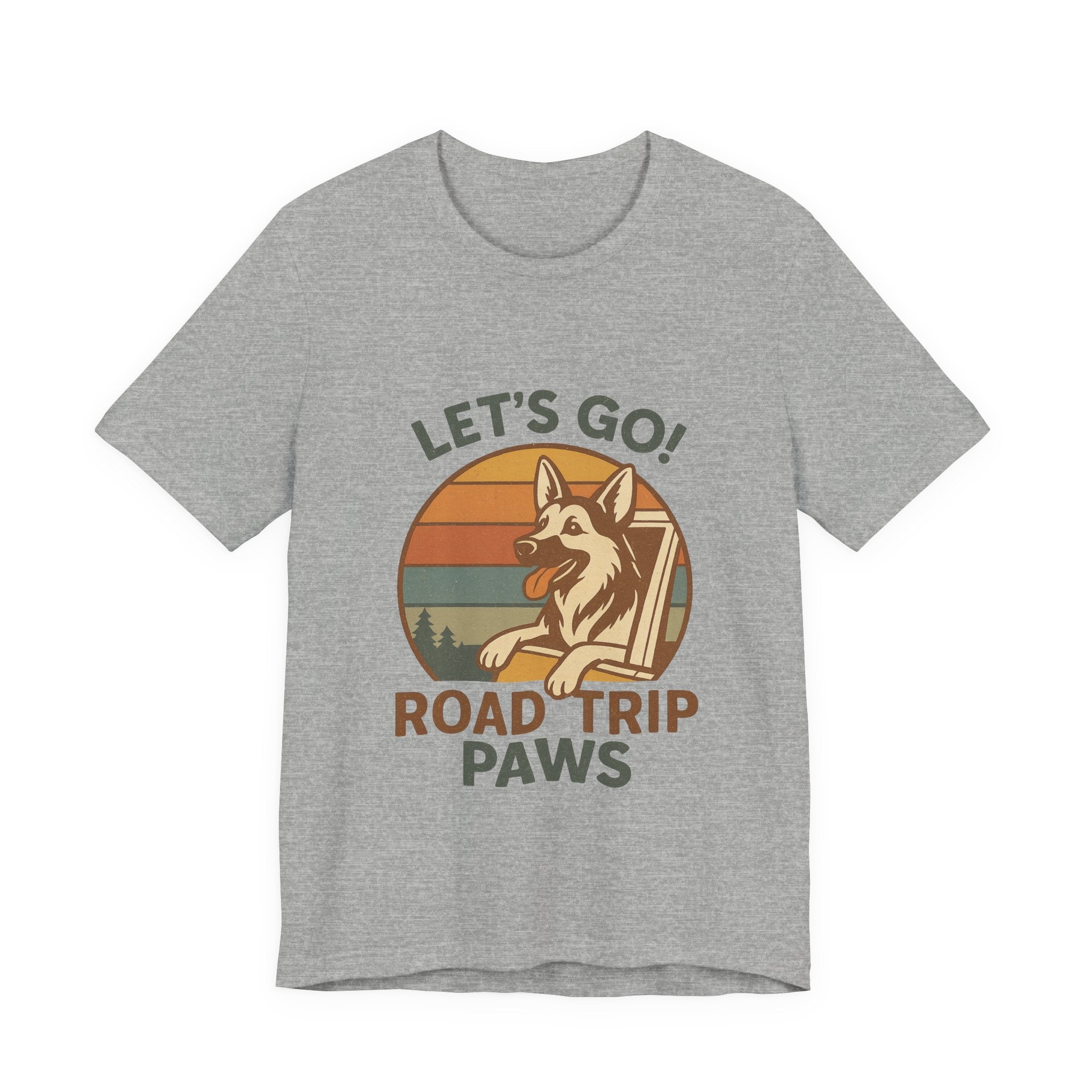 Adventure Dog Road Trip Tee, Unisex Graphic Shirt, Pawsome Travel Shirt, Pet Lover Gift, Outdoor Adventure Apparel
