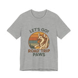 Adventure Dog Road Trip Tee, Unisex Graphic Shirt, Pawsome Travel Shirt, Pet Lover Gift, Outdoor Adventure Apparel
