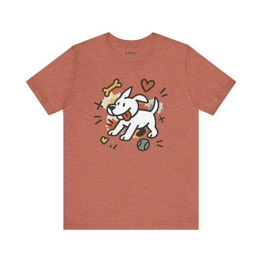 Dog Tee - Playful Unisex Jersey Short Sleeve Tee, dog lover tshirt