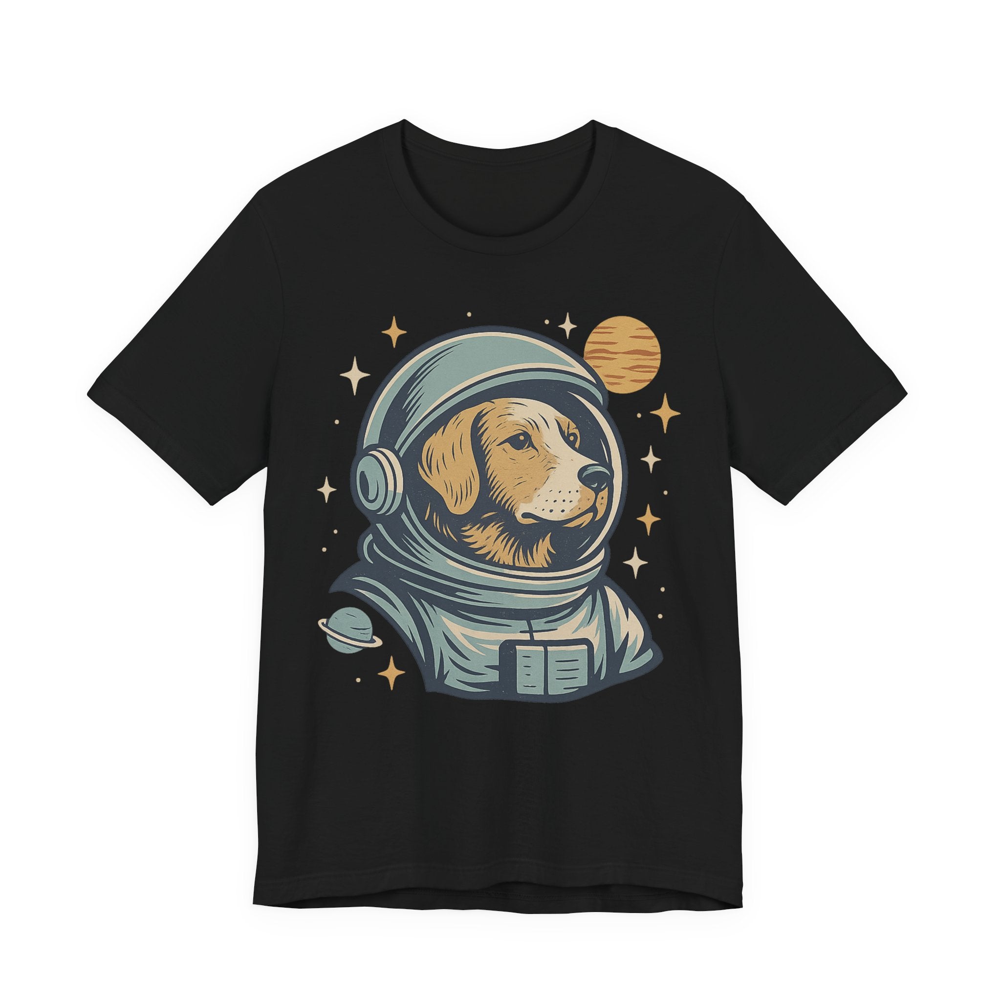 Astronaut Dog Unisex Tee | Cute Pet Lover Shirt, Dog Lover Gift, Space Themed Tee, Fun Casual Wear, Everyday Style