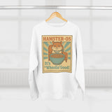 Cute Vintage Hamster Cereal Sweatshirt, Whimsical Crewneck, Unisex Gift, Cute Fall Fashion, Fun Graphic Pullover, Perfect for Animal Lovers