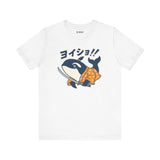 Orca Katana Shirt, Funny Animal Lover Tee, Cozy Gift for Samurai Lover, Kawaii Orca Whale Graphic Tee