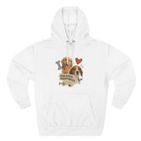 Dog Lover's Fleece Hoodie - Unleash Happiness, Pet Parent Gift, Cozy Dog Sweatshirt, Animal Lover Wardrobe, Comfortable Hooded Sweatshirt