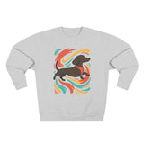 Dachshund Art Crewneck Sweatshirt | Dog Lover Gift, Cozy Sweater, Pet Lover Apparel, Cute Animal Sweatshirt, Birthday Gift