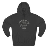 Herpetology Club Fleece Hoodie - Unleash Happiness, Pet Parent Gift, Cozy Sweatshirt, Reptile Lover Wardrobe, Comfortable Hooded Sweatshirt