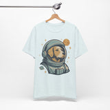 Astronaut Dog Unisex Tee | Cute Pet Lover Shirt, Dog Lover Gift, Space Themed Tee, Fun Casual Wear, Everyday Style