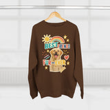 Cozy Pet-Themed Crewneck Sweatshirt - Best Friends Fur-Ever