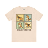 Beagle Bark Out Loud Dog Tee, Cozy TShirt, Gift for Pet Owners, Trending Cute Animal Top, Cute Dog Tshirt