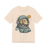 Astronaut Dog Unisex Tee | Cute Pet Lover Shirt, Dog Lover Gift, Space Themed Tee, Fun Casual Wear, Everyday Style