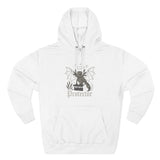 Axolotl Fleece Hoodie - Unleash Happiness, Pet Parent Gift, Cozy Dog Sweatshirt, Animal Lover Wardrobe, Comfortable Hooded Sweatshirt