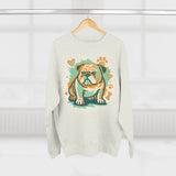 Cozy Bulldog Pet-Themed Crewneck Sweatshirt, Perfect Gift for Dog Lover
