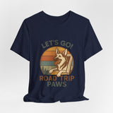 Adventure Dog Road Trip Tee, Unisex Graphic Shirt, Pawsome Travel Shirt, Pet Lover Gift, Outdoor Adventure Apparel