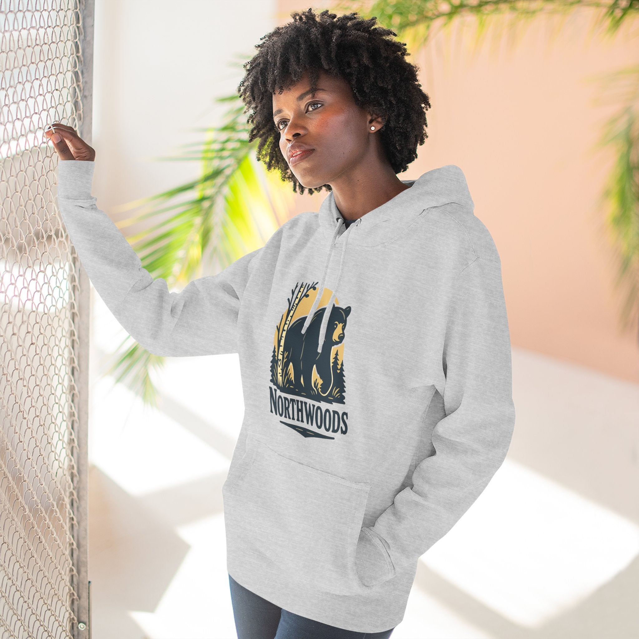 Northwoods Hoodie: Cozy, Casual Sweatshirt for Outdoor Enthusiasts, Fall Fashion, Gift for Nature Lovers, Adventure Wear, Weekend Vibes