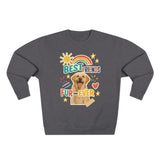 Cozy Pet-Themed Crewneck Sweatshirt - Best Friends Fur-Ever