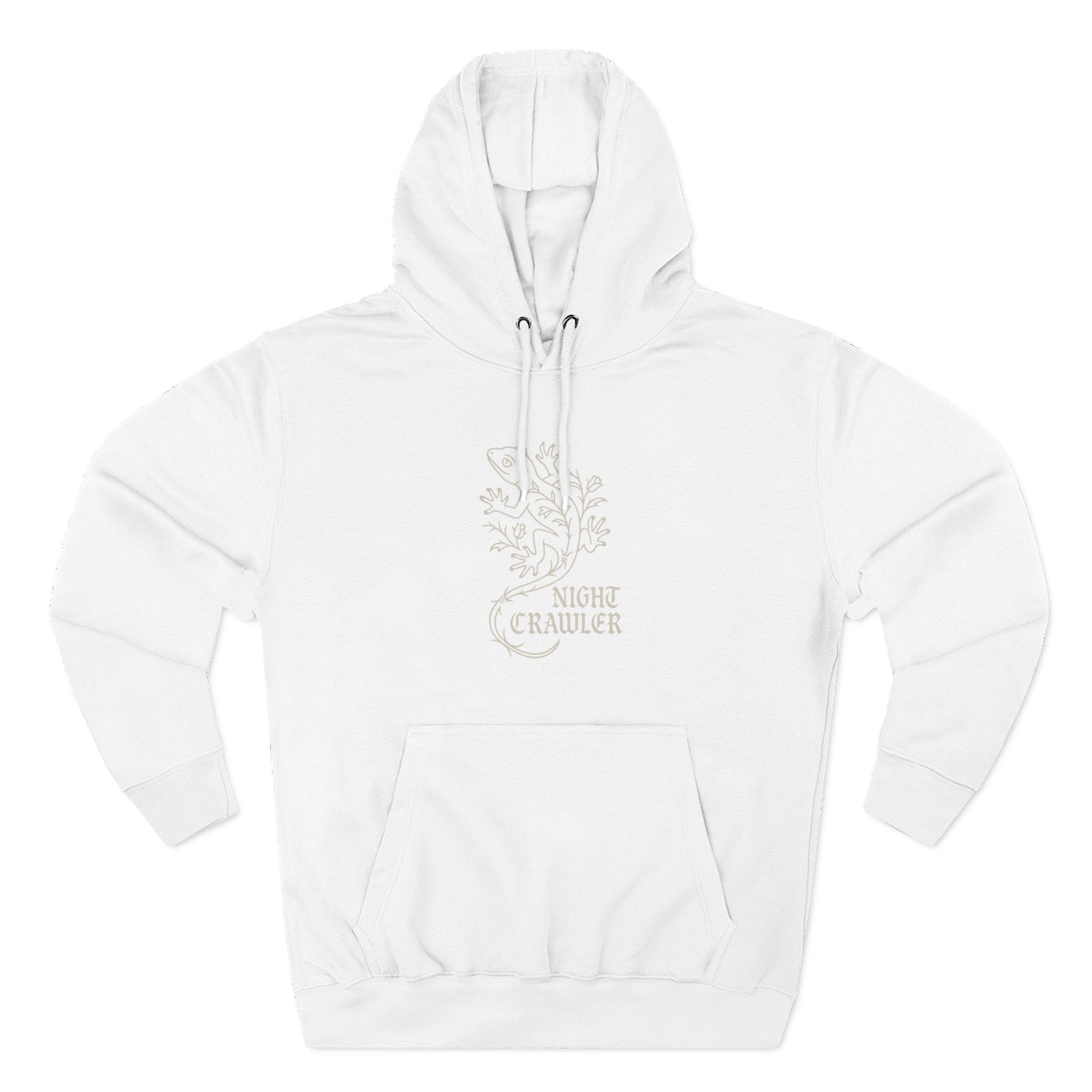 Night Crawler Fleece Hoodie - Unleash Happiness, Pet Parent Gift, Cozy Sweatshirt, Reptile Lover Wardrobe, Comfortable Hooded Sweatshirt