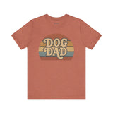 Dog Dad Retro Tee | Unisex Short Sleeve T-Shirt, Gift for Dog Lovers, Pet Dad Shirt, Casual Wear, Birthday Gift