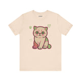 Super Cute Cat Tee, Cozy TShirt, Gift for Pet Owners, Trending Cute Animal Top, Cute Cat Tshirt