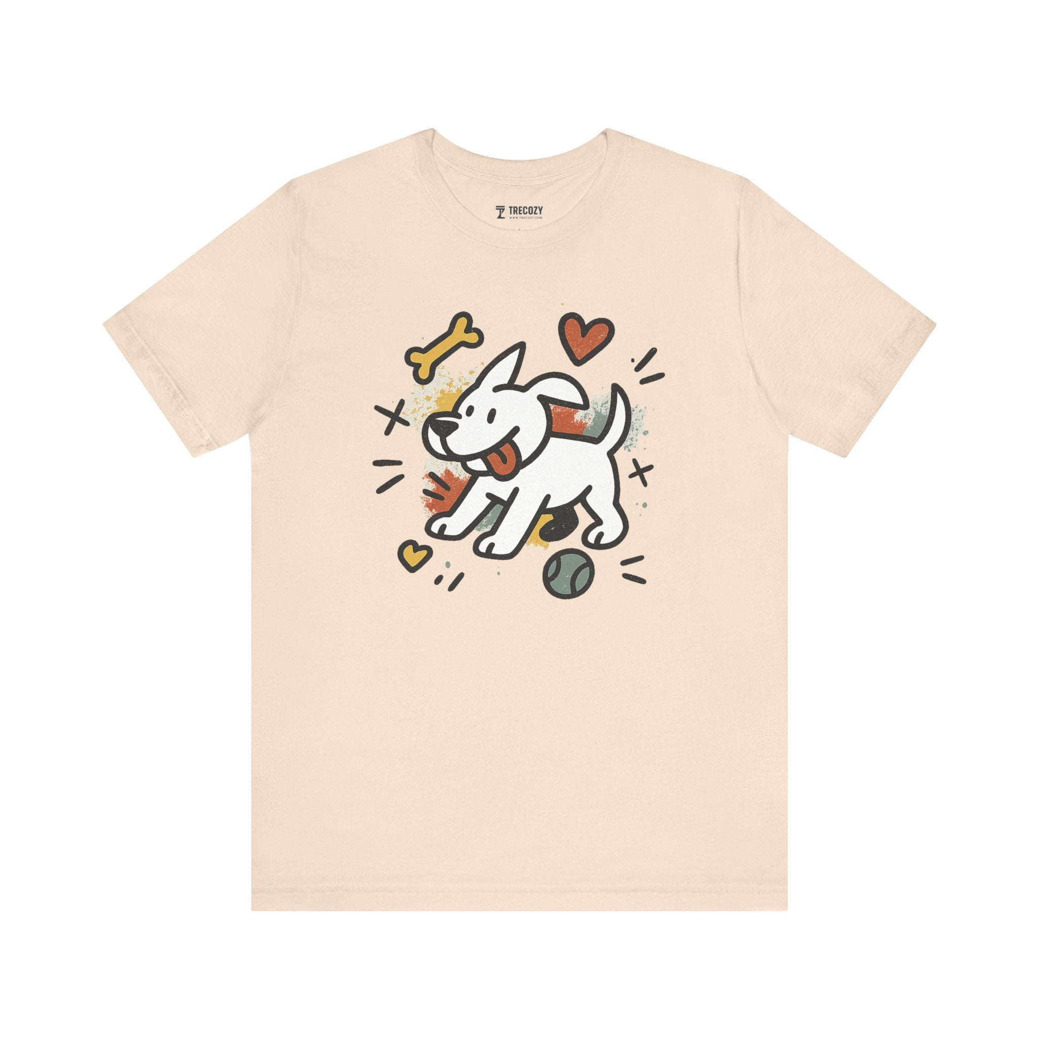 Dog Tee - Playful Unisex Jersey Short Sleeve Tee, dog lover tshirt
