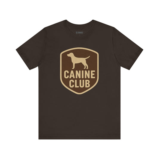 Canine Club Unisex Tee, Dog Lover Shirt, Birthday Gift, Pet Parent Apparel, Casual Wear, Animal Rescue Fundraiser