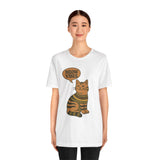 Meow Vibes Cat Tee, Cozy Cat Lover Shirt, Gift for Pet Owners, Trending Cute Animal Top, Nature Inspired Fashion