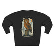 Vintage Owl Unisex Crewneck Sweatshirt - Cozy Fall Wear, Nature Lover Gift, Perfect for Halloween, Casual Comfy Style