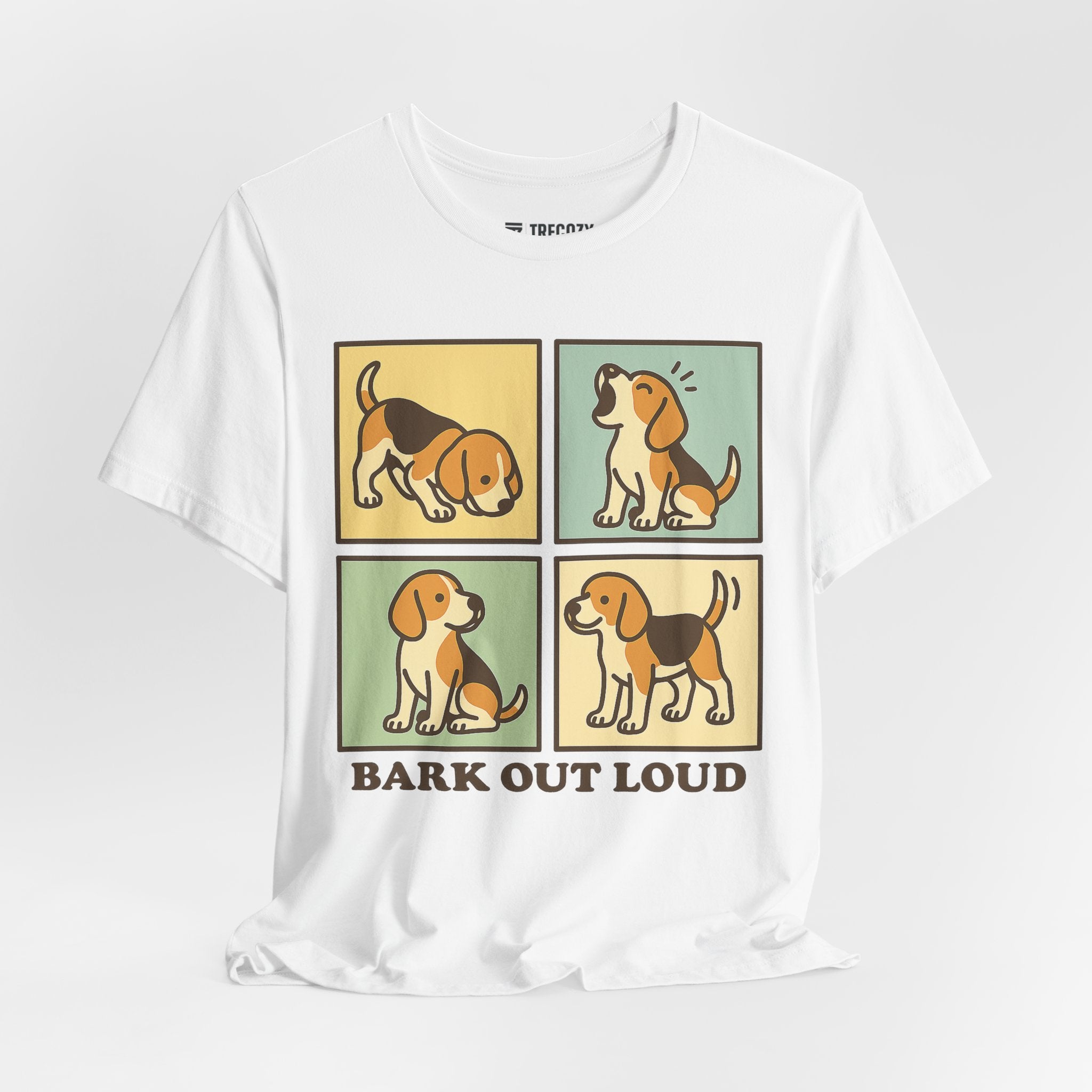Beagle Bark Out Loud Dog Tee, Cozy TShirt, Gift for Pet Owners, Trending Cute Animal Top, Cute Dog Tshirt