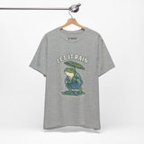 Ukyo-e Double Frog Tee - Let It Rain Happy, Ukyo-e Cozy TShirt, Gift, Trending Cute Animal Top, Cute Frog Tshirt