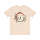 Sleeping Puppy Tee, Cozy TShirt, Gift for Pet Owners, Trending Cute Animal Top, Cute Dog Tshirt