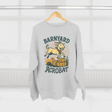 Barn Yard Acrobat GOAT Unisex Crewneck Sweatshirt | Cozy Fall Fashion, Gift for Nature Lovers, Perfect for Outdoors & Running, Seasonal Apparel