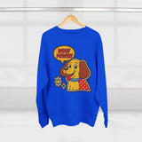 Woof Power Dog Sweatshirt, Funny Pet Lover Gift, Cute Unisex Crewneck, Animal Lover Apparel, Cozy Gift for Dog Owners