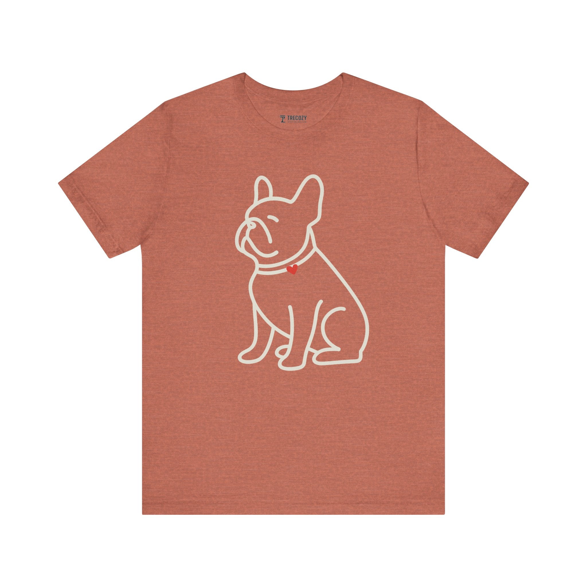 French Bulldog Dog Tee, Cozy TShirt, Gift for Pet Owners, Trending Cute Animal Top, Cute Dog Tshirt