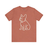 French Bulldog Dog Tee, Cozy TShirt, Gift for Pet Owners, Trending Cute Animal Top, Cute Dog Tshirt